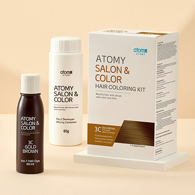 Salon Color Gold Brown 3C