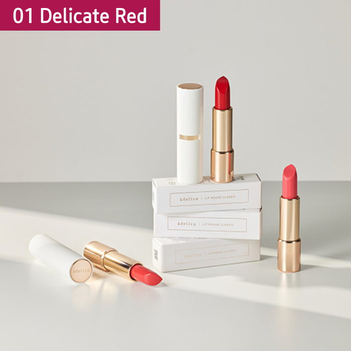 Adelica Lip Rouge Classic 01 Delicate Red (1ea)