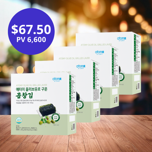 Olive Oil Grilled Laver 3+1 | Atomy Australia