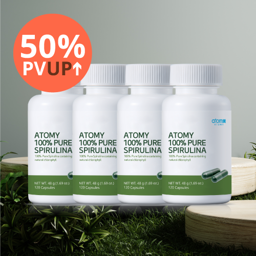 100% Pure Spirulina 4 Set PV UP