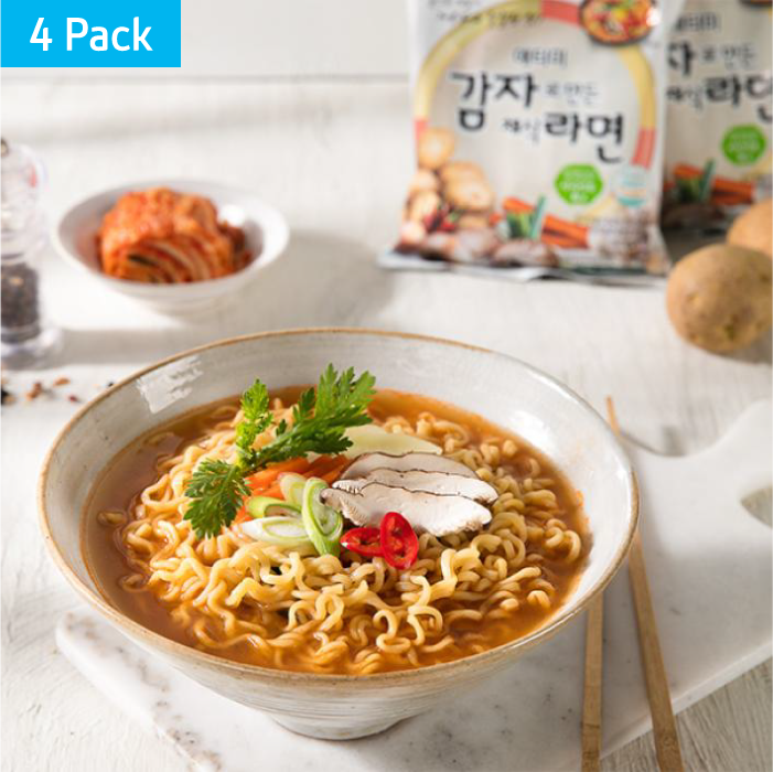 Potato Ramen Spicy (4 Packs)
