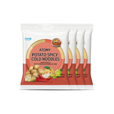 Potato Spicy Cold Noodles (4 packs) | Atomy Canada 