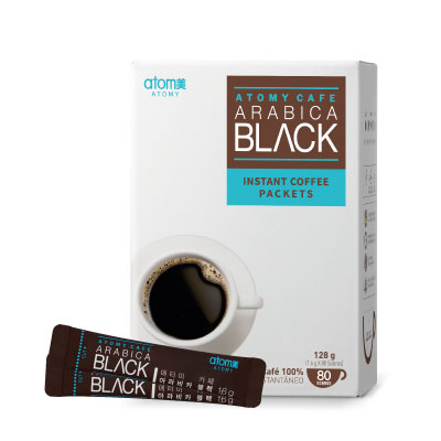 Café Arábica Black (x80) | Atomy Colombia