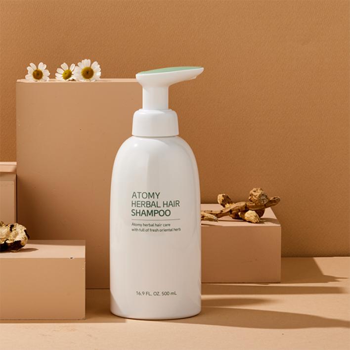 សាប៊ូកក់សក់អាតូមី / Atomy Herbal Shampoo *1EA