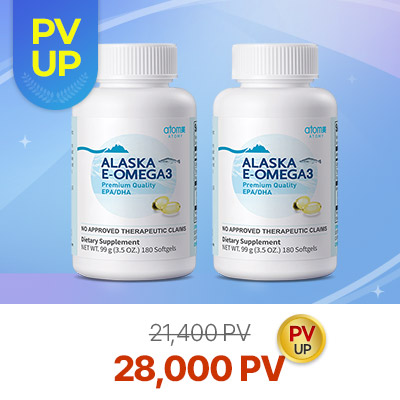 Alaska E-Omega3 2sets + Extra PV | Atomy Philippines