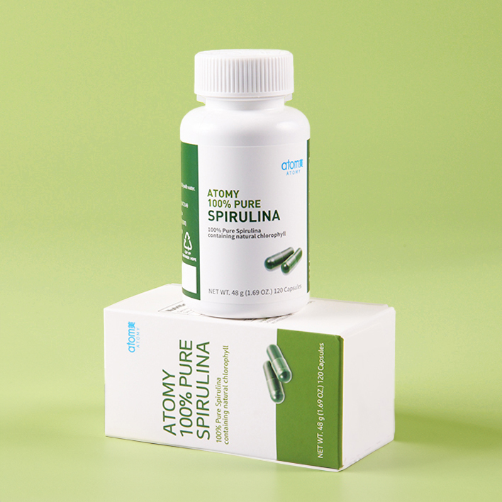 100% Pure Spirulina (120 Capsules)