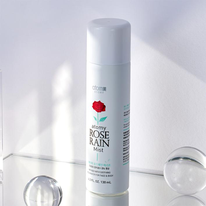 ទឹកបាញ់មុខអាតូមី / Atomy Rose Rain Mist