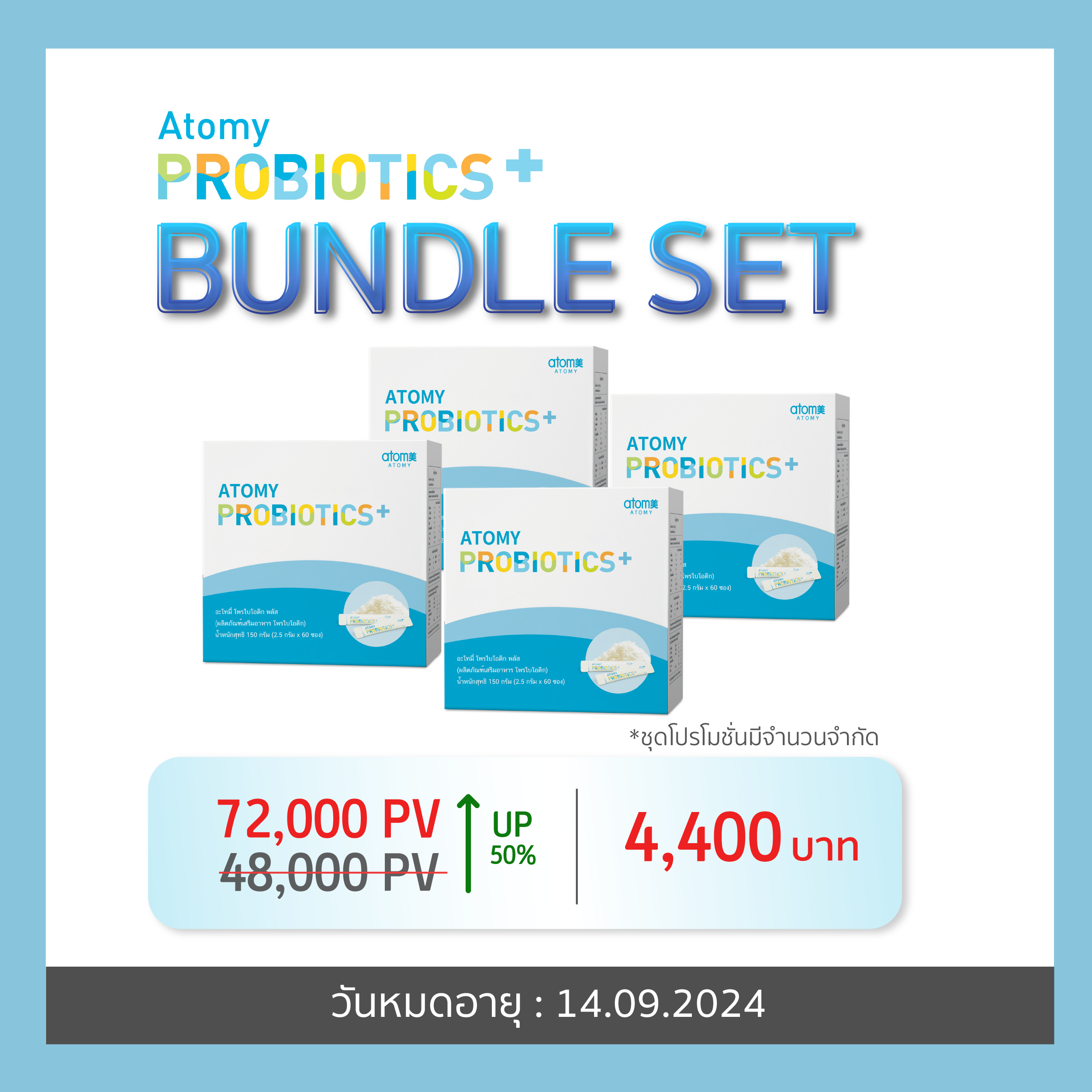 Probiotics 4pack bundle | Atomy Thailand