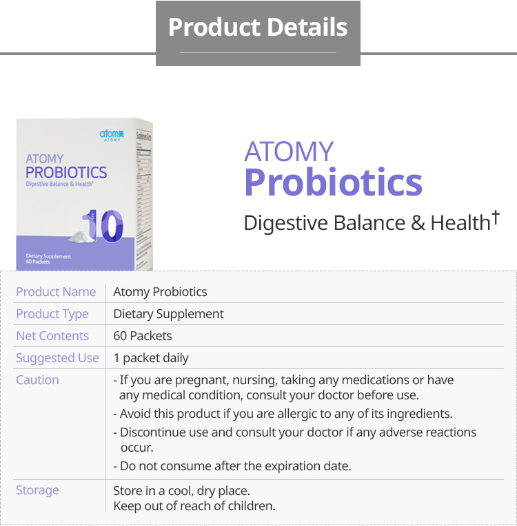 Probiotics atomy Atomy Probiotics
